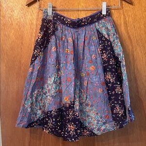 Anthropologie Maeve Patchwork Skirt